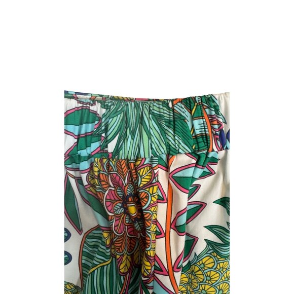 Boden Size 4 Floral Botanical Shorts  Elastic Waist Cotton Blend - Picture 9 of 14